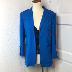 Pinko Royal Blue 3/4 Sleeve Blazer Size 2US